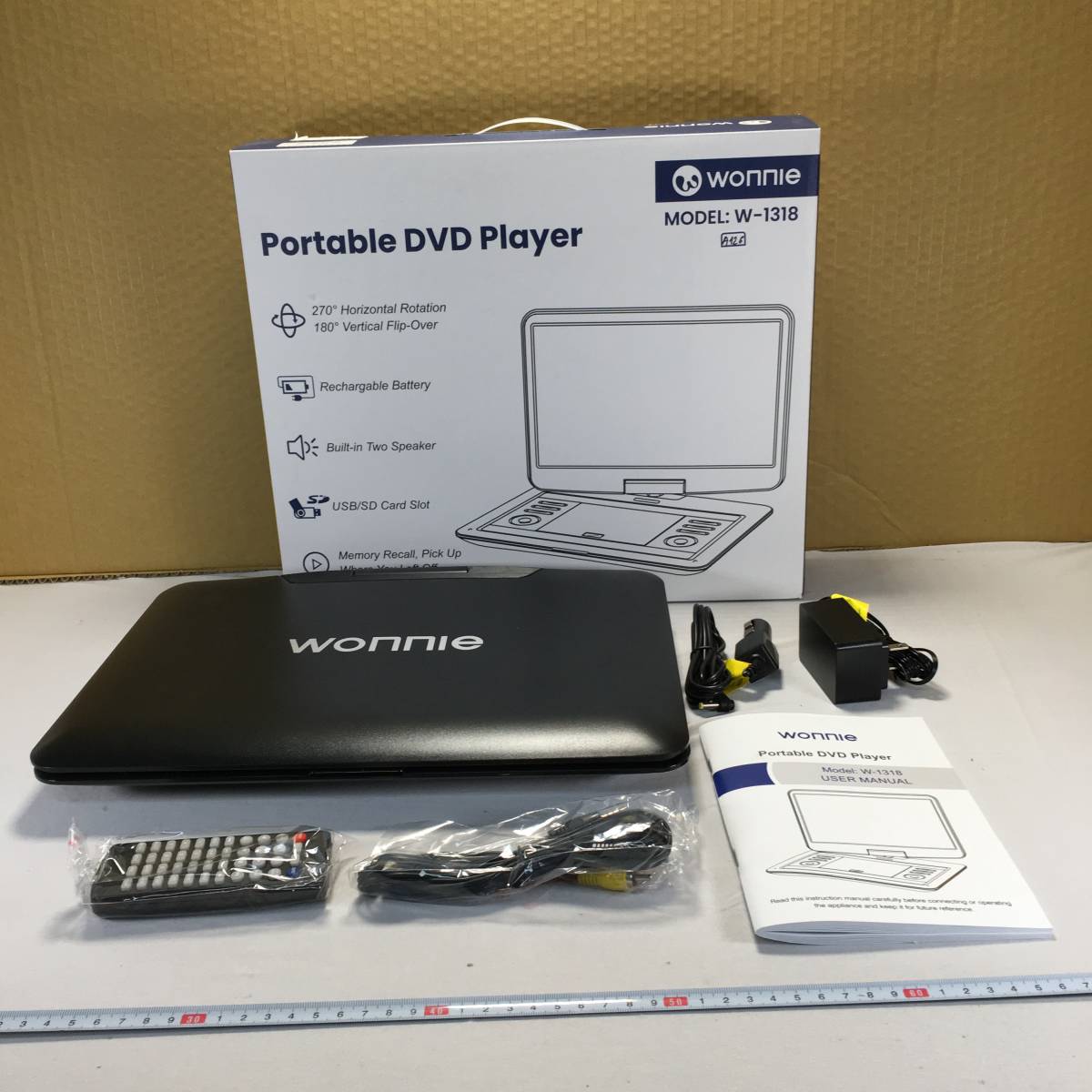 wonnie ポータブルdvdプレーヤーの値段と価格推移は?|32件の売買情報 ...