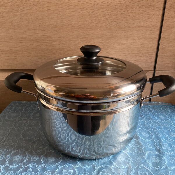 蒸し器 両手鍋 ステンレス製 パスタ鍋カレー鍋