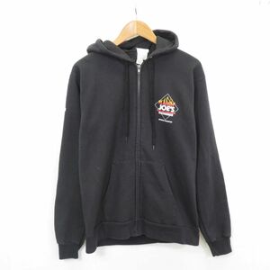 90s FLAMIN' JOE'S アメリカンダイナー スウェット ジップ パーカー sizeS/PORT AND COMPANY USA ヴィンテージ 古着 0204