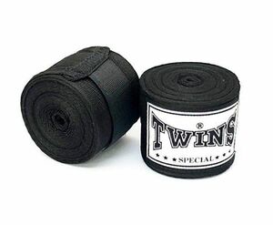  new goods Twins Twins cotton Vantage 5cm×4.5M black flexible type CH-5mei Thai kickboxing MMA glove combative sports 