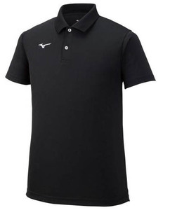  Mizuno game shirt [ polo-shirt ] unisex 32MA967009 black S size 