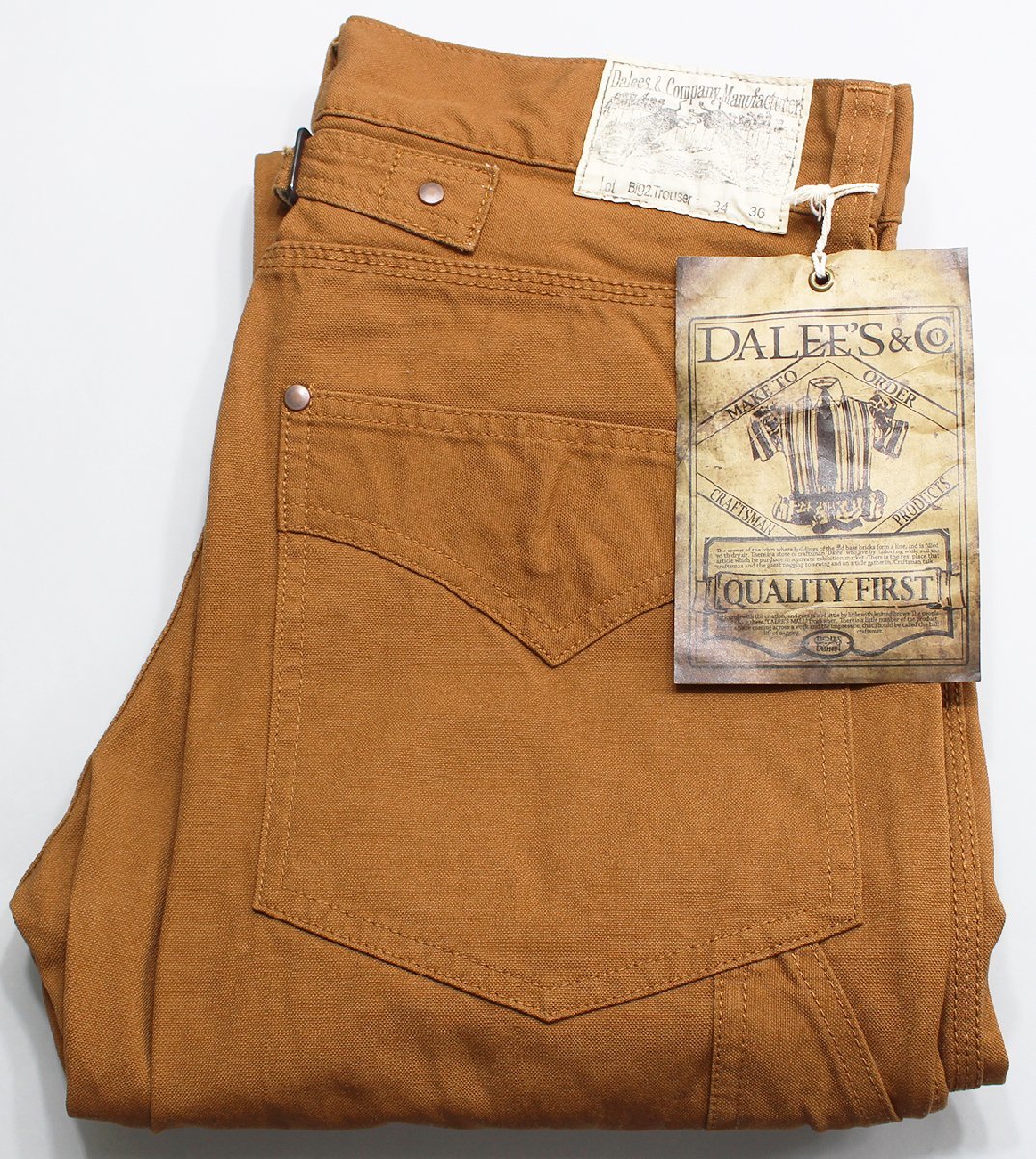 DALEE'S&Co (ダリーズアンドコー) Frisco Trouser / フリスコ トラウザー 未使用品 インディゴ w32 / ワークパンツ / デラックスウエア