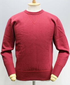 Deluxeware (デラックスウエア) S101-P...FLAT SEAM PLAIN / クルーネックスウェット 未使用品 D.RED size S / プレーン / 無地 / レッド