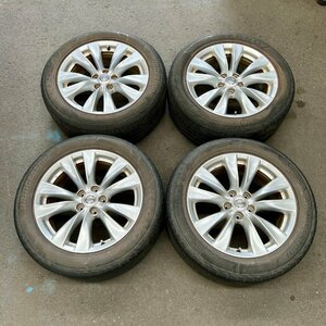 タイヤ付き純正ホイール4本セット　フーガ　Y51　シルバー　18×8J　+43　114.3　5穴　245/50R18