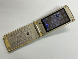 AA630 docomo F-03B ゴールド ジャンク