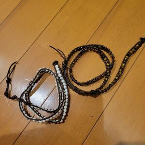 天然石 ロングブレスレット パワーストーン 2本セット