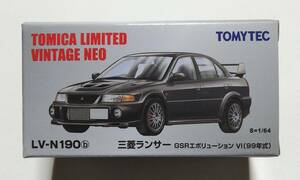 即決！ トミカ リミテッド ヴィンテージ ネオ LV-N190b 三菱ランサー GSR エボリューションⅥ 99年式 (黒) 新品・未使用品