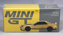 即決！ ミニGT 1/64 トップシークレット 日産 スカイライン GT-R VR32 トップシークレットゴールド 右ハンドル 日本限定品 新品・未開封品_画像1