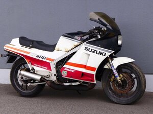 【3412WQ】SUZUKI RG400ガンマ♪レストアベース・部品取り等に♪RG400Γ♪返納証明書付♪