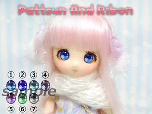 【受注生産】レジンアイ 8mm 雪の結晶 【Pattsun And Ribon】