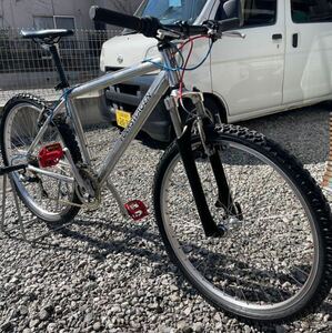 値下げ　26インチ MTB 完成車 ブリヂストン フォルクスワーゲン コラボレート Wネーム 中古品　かっこいい〜 送料10,000円負担いたします～