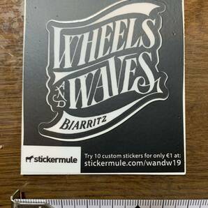 wheels waves Biarritz ステッカー シール ホットロッドカスタムショー HRCS ムーンアイズ mooneyes 新品の画像1