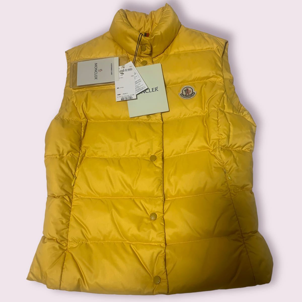 美品 MONCLER モンクレール ダウンベスト GUI レッド サイズ1