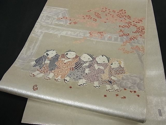 ヤフオク! -「加賀友禅 由水十久」(帯) (女性和服、着物)の落札相場