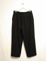 1980's〜90's MADE IN Mexico Norton McNaughton wide tapered wool slacks pants スラックスパンツ ウールパンツ ブラック_画像5