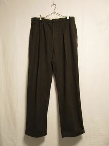 1990's Polo (by Ralph Lauren) MADE IN MEXICO 1tuck wool slacks pants ラルフローレン ポロ メキシコ製 ビンテージスラックス