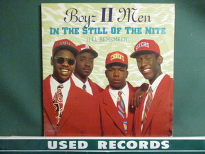 Boyz II Men ： In The Still Of The Nite 12'' c/w The Jackson 5 - Medley: I Want You Back(Live) / ABC(Live) (( 落札5点で送料無料