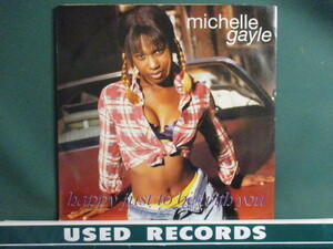 Michelle Gayle ： Happy Just To Be With You 12'' (( Nigel Lowis Mix / Cream Dub By Bottom Dollar / So Happy Argonauts Mix