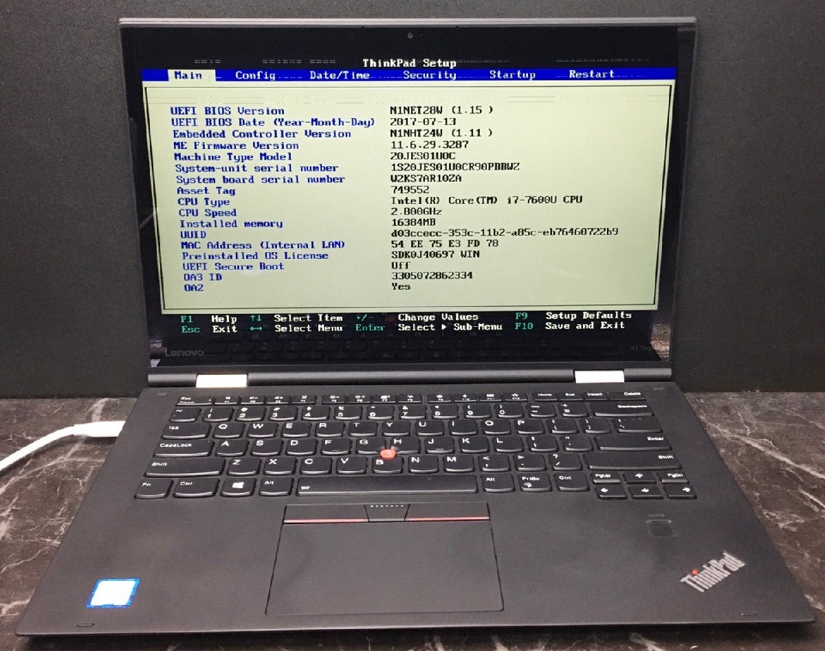 ヤフオク! -「thinkpad x1 yoga i7」の落札相場・落札価格