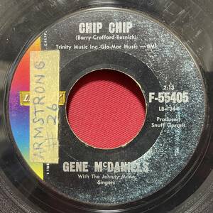◆USorg7”s!◆GENE McDANIELS◆CHIP CHIP/ANOTHER TEAR FALLS◆