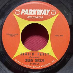 ◆USorg7”s!◆CHUBBY CHECKER◆DANCIN' PARTY◆