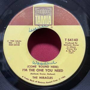 ◆USorg7”s!◆THE MIRACLES◆I'M THE ONE YOU NEED/SAVE ME◆