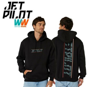 ジェットパイロット JETPILOT 2023 パーカー メンズ 送料無料 ユナイテッド プルオーバー W23712 ブラック XL フーディー トレーナー