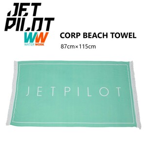 ジェットパイロット JETPILOT コープ レディース ビーチ タオル CORP LADIES BEACH TOWEL 2S21811 ミント 幅広