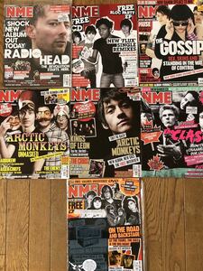 NME 2007年 ７冊 CD付◆RADIOHEAD.Arctic Monkeys.BLOC PARTY.THE GOSSIP.The CLASH.HADOUKEN!.Peter Doherty