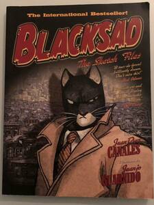  редкий книга@* BLACKSAD черный sado чёрный кошка ..* установка & иллюстрации сборник репродукций * иностранная книга . человек ke моно 