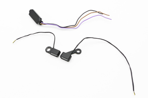【ハーレー社外・セット】 サンダーバイク Turn Signals Stripe LED / ブラック　ソフテイル ツーリング 極小ウインカー