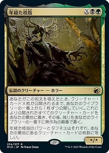 MTG　【Foil】 年経た枝指　在庫日1枚まで　ホイル　イニストラード：真夜中の狩り　MID　★他多数出品中