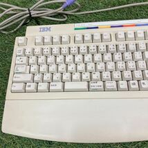 IBM PS/2端子 キーボード [KB-9930] アームレスト付き 未確認 中古 現状 売り切 領収書 1464_画像2