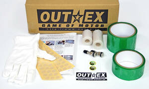 KTM 950 990 アドベンチャー　OUTEX クリアーチューブレスキット TUBELESS KIT / FR21214