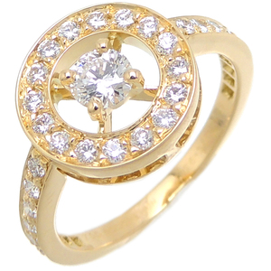 [Hanno Honten] Boucheron Busheron 750yg Abalond Diamond Ring / Ring 750 Желтовое золото № 10 Ladies DH73499