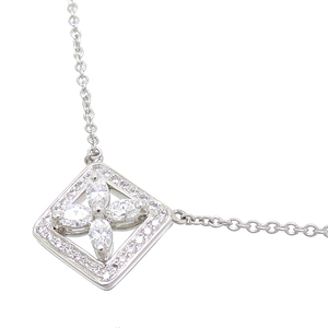 [ Ginza shop ]TIFFANY&Co. Tiffany creel Tria diamond necklace Pt950 platinum lady's DH72384