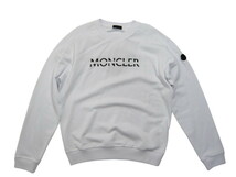 サイズS■新品 本物保証■モンクレール/SWEAT SHIRT/スウェットシャツ/クルーネック/トレーナー/スエット/メンズ/MONCLER/001/ホワイト/白_画像1