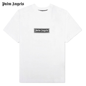 送料無料 18 PALM ANGELS パームエンジェルス PMAA065F22JER002 0101 ホワイト 半袖 Tシャツ size L