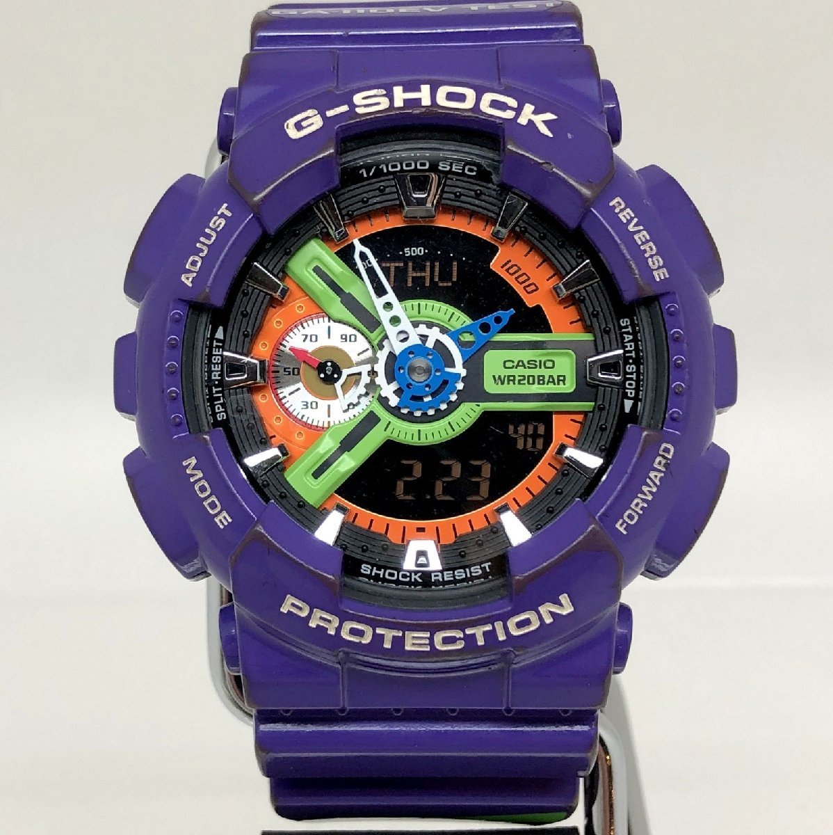 贅沢屋の G-shock 美品! 人気色 エヴァンゲリオン初号機カラー 腕時計(デジタル)