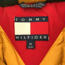 TOMMY HILFIGER トミーヒルフィガー 【men4113D】 90's OLD ダウンジャケット 4ポケット 旧タグ フラッグ刺繍 アウター JKT メンズ M JAM_画像3