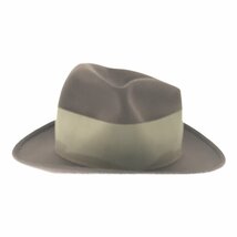 IMPERIAL STETSON ステットソン 【men4253D】 50s フェドラハット Vintage Hat 希少 グレー メンズ 帽子 MO_画像1