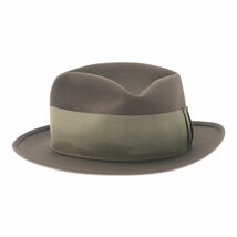 IMPERIAL STETSON ステットソン 【men4253D】 50s フェドラハット Vintage Hat 希少 グレー メンズ 帽子 MO_画像2