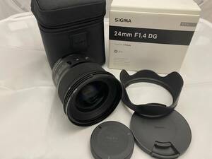★極美品★　シグマ　SIGMA 24mm F1.4 DG HSM Nikon F　マウント ニコン 広角レンズ