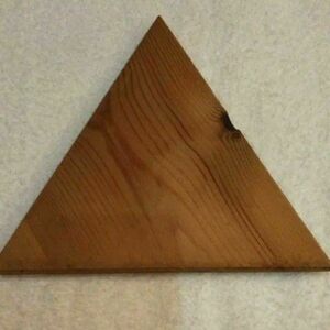 三角形　木材　トールペイント材料