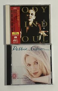 デビー・ギブソン Debbie Gibson ①ボディ・マインド・ソウル (93年) 国内盤　② シンク・ウィズ・ユア・ハート(95年)輸入盤中古CD2セット