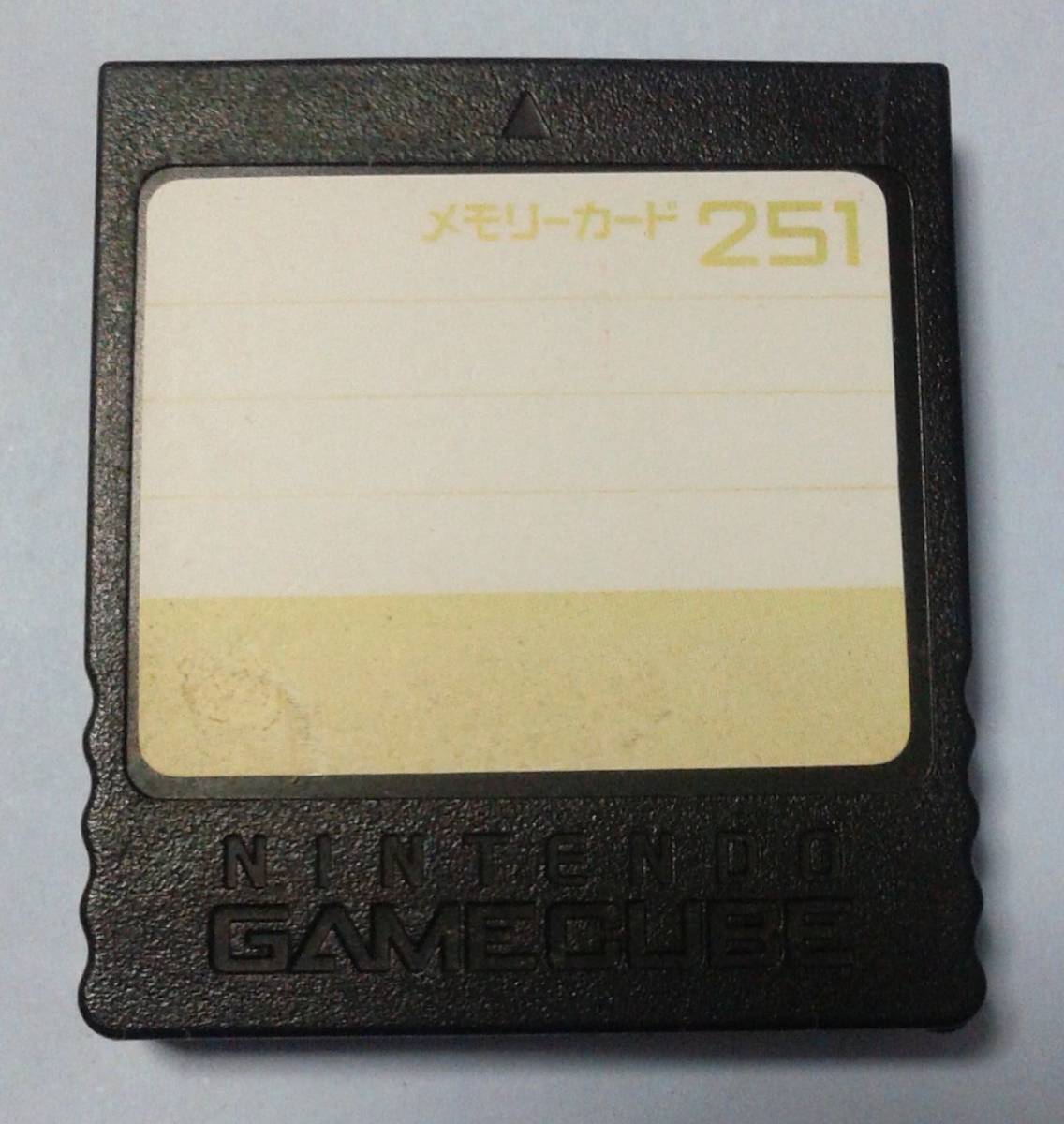 NINTENDO GAMECUBE メモリーカード251 その他 テレビゲーム 本・音楽・ゲーム 安価