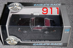 EAGLE 1/43 ポルシェ 911 2.4 LS 1973 ブラック PORSCHE ナロー イーグル カレラ RSR 2.7