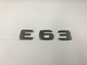 純正同形状 社外/E63/リア/エンブレム/ベンツ/排気量/グレード/Eクラス/AMG/W124/W210/W211/W212/W213/クローム/メッキ