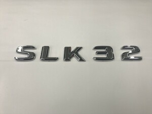 純正同形状 社外/SLK32/リア/エンブレム/ベンツ/排気量/グレード/SLKクラス/AMG/R172/R171/R170/クローム/メッキ