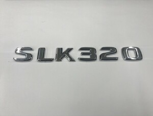 純正同形状 社外/SLK320/リア/エンブレム/ベンツ/排気量/グレード/SLKクラス/AMG/R172/R171/R170/クローム/メッキ